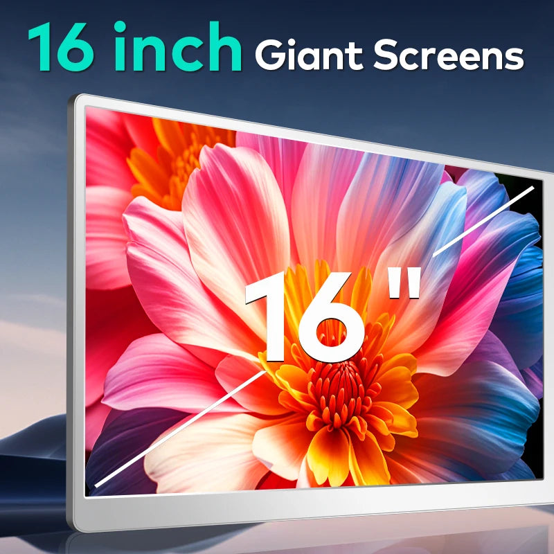 Hot Seller Monitor Extender 1920*1200 16 Inch LCD Monitors 1 Cable for 2 Displays Portable Monitor with Patent for Laptop Use