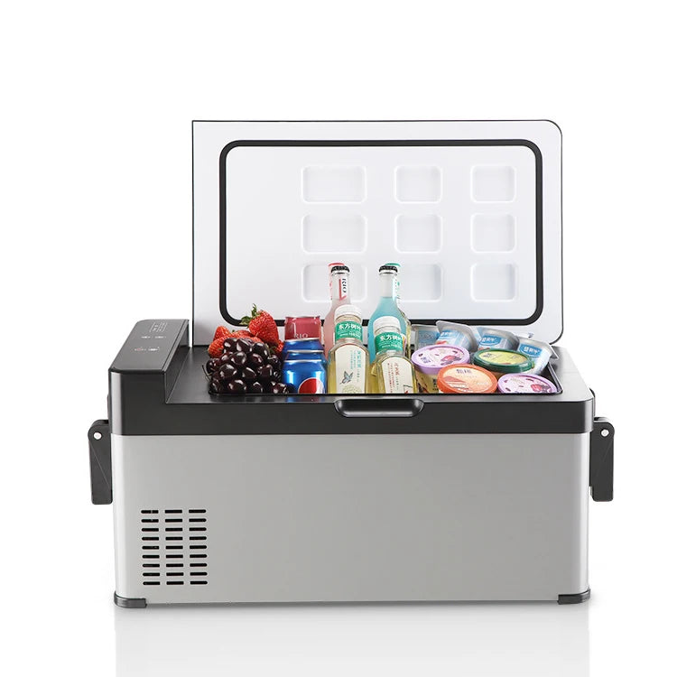 30L Mini Fridge 12/24V RV Fridge Portable Freezer Mobile Compressor Car Cooler For Fruits Drinks Refrigerator