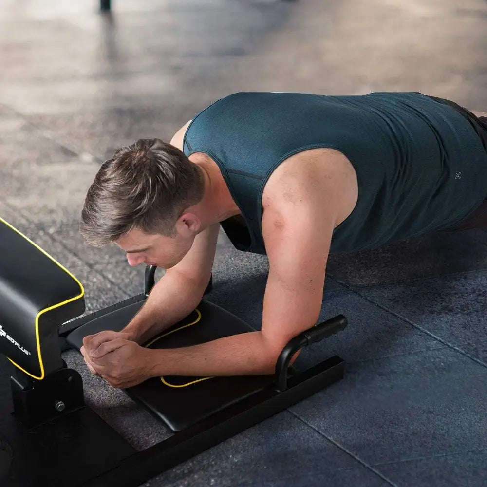 Deep Squat hine, 8-in-1 Sissy Squat itnEquipment unctional Core Workout Training Sit Up & Push Up Leg Exerciser, with Anti-Skid