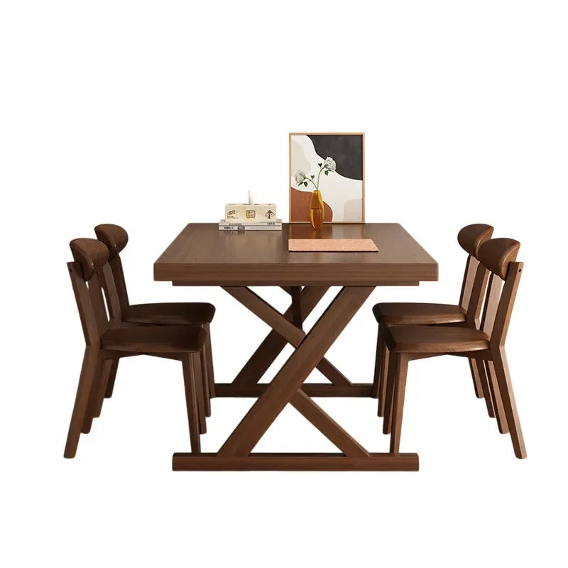 Solid Wood Dining Table, Household Rectangular Dining Table, Living Room Simple and Casual Office Table, Dining Tables