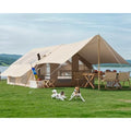 Inflatable Camping Tent for Outdoor Camping, Oxford Fabric, Gray, Quick Setup Waterproof