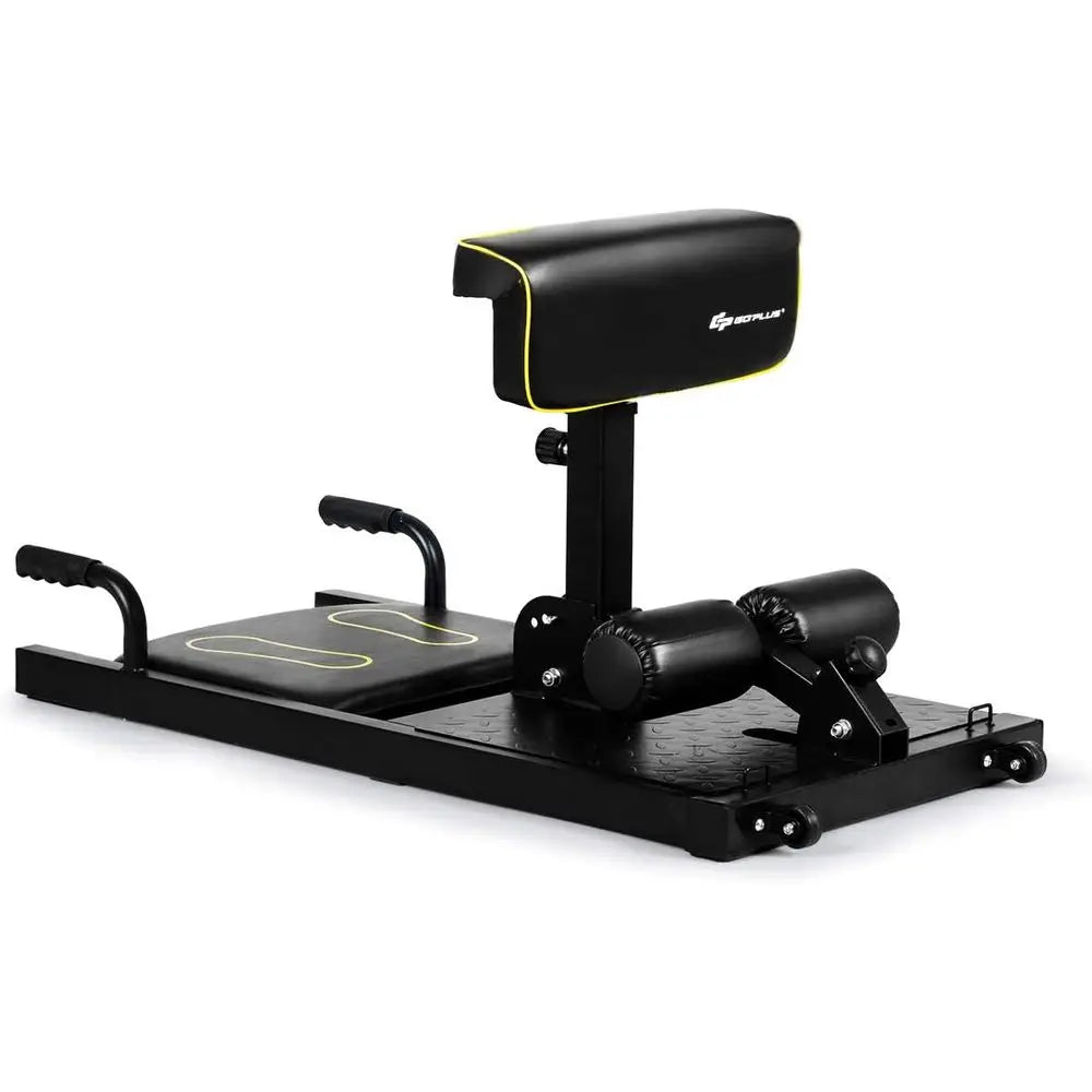 Deep Squat hine, 8-in-1 Sissy Squat itnEquipment unctional Core Workout Training Sit Up & Push Up Leg Exerciser, with Anti-Skid