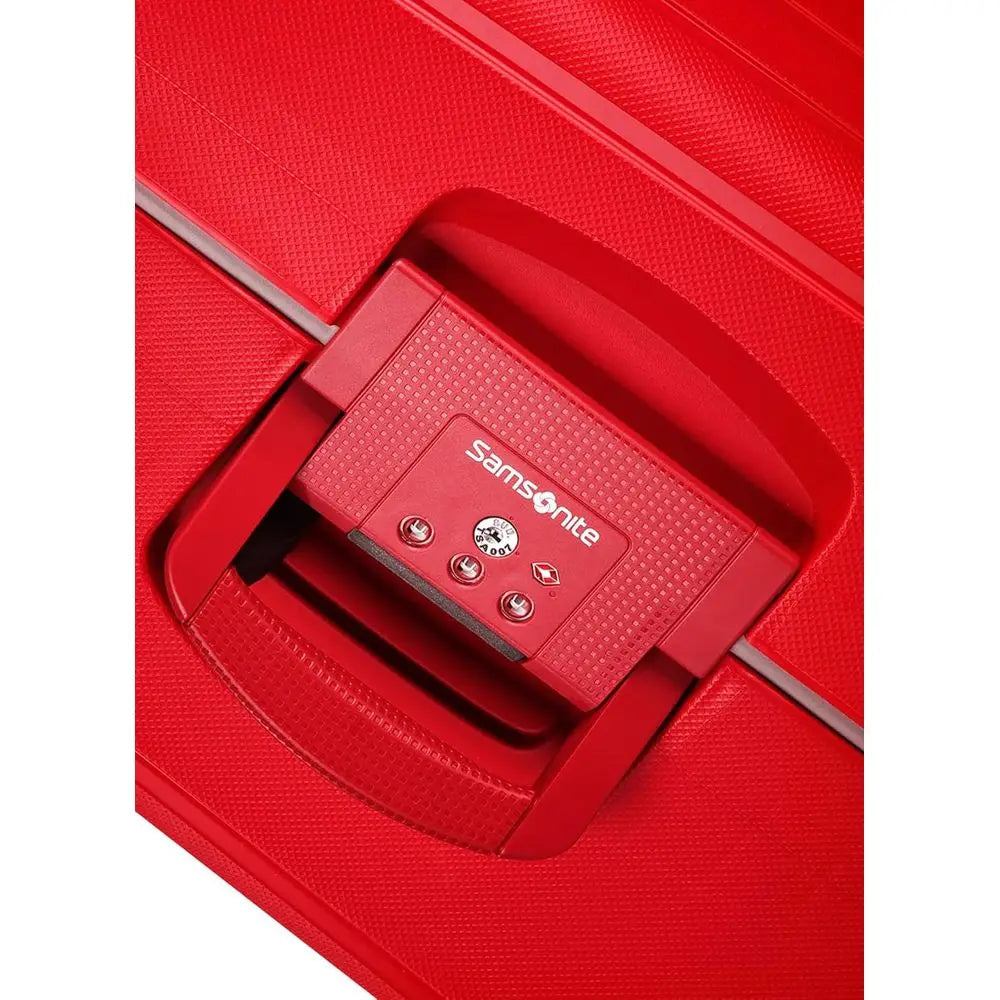 Red Spinner Luggage, Medium Size (69 cm - 79 L), with Spinner Wheels