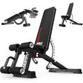 Keppi 1200LB Weight Bench, Heavy Duty Bench1000 PRO Adjustable Workout Bench Press Set for Home Gym Strength Training