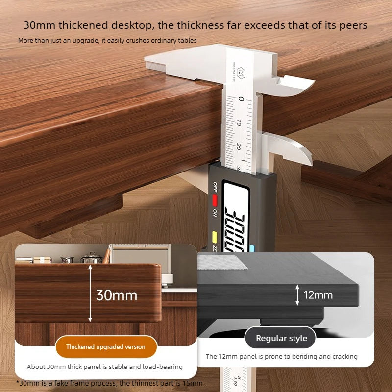 Solid Wood Dining Table, Household Rectangular Dining Table, Living Room Simple and Casual Office Table, Dining Tables