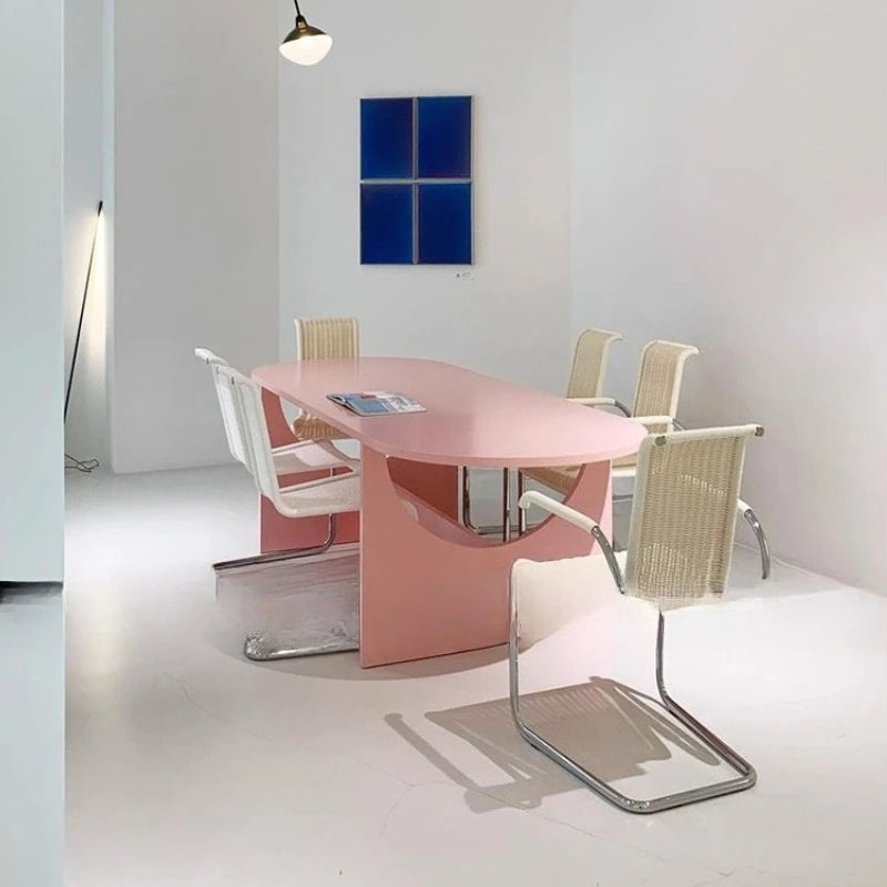French Modern Kitchen Tables Warm Keep Decoration Dining Tables Minimalist Design Tavolo Rotondo Pranzo Dining Room Furniture