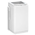 14 lbs Portable Washing Machine Fully Automatic Compact Washer with Glass Lid 10 Wash Cycles Spin Dryer Combo with Drain Pump f