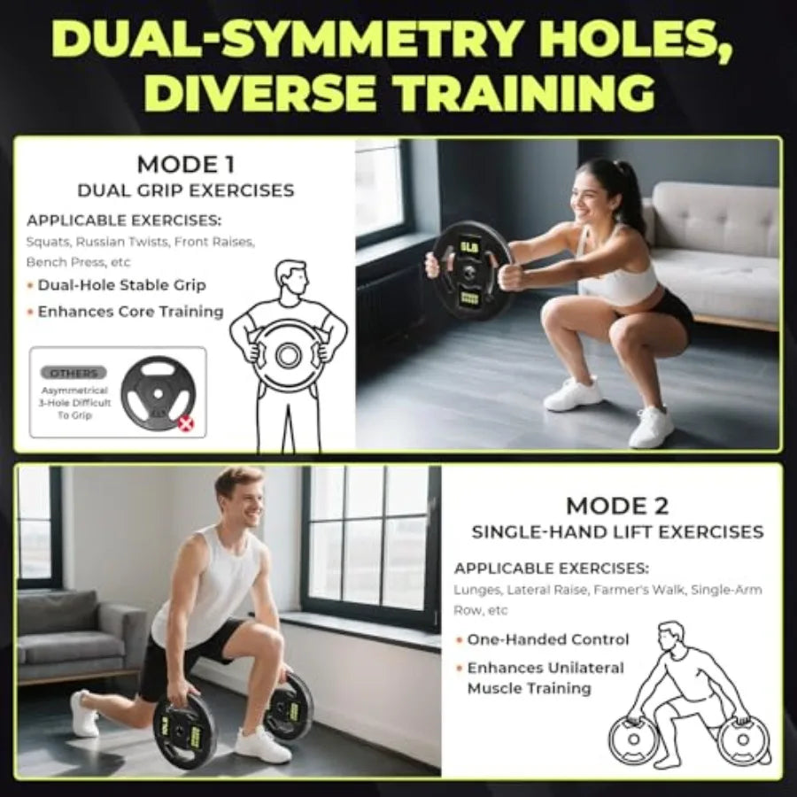 Barbell Weight Set 45 LB Adjustable Free Weights Bar Set for Home Gym Strength Training Full Body Workout Muscle Building Home