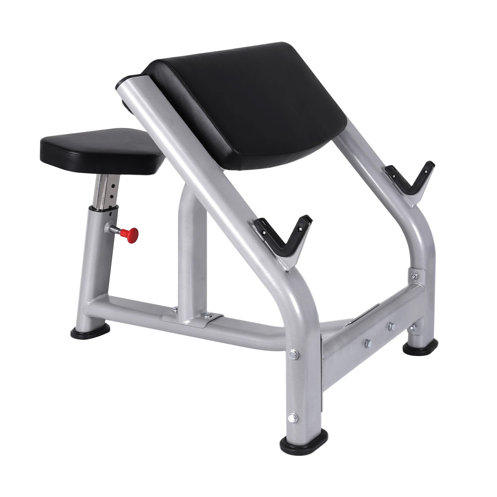 New Adjustable Weight Bench for Home Gym Plate Loaded Bicep Curl Machine Bicep and Tricep Workout Equipment Preacher Curl Bench