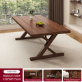 Solid Wood Dining Table, Household Rectangular Dining Table, Living Room Simple and Casual Office Table, Dining Tables